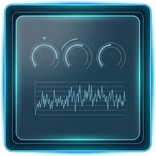 COMPILE button on frosted glass tile